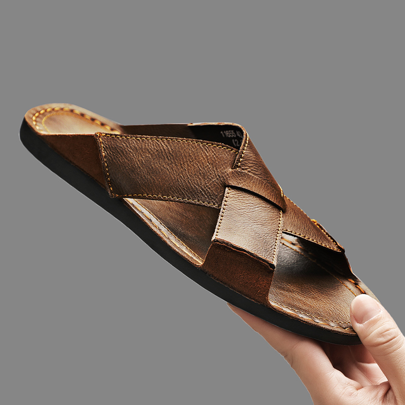 Men'S Shoes Hey Dude - Pantofole da uomo in vera pelle
