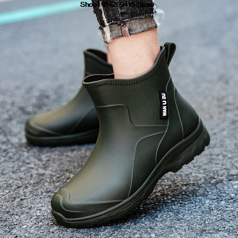 Men'S Shoes Water Resistant - Nuovi Stivali da Pioggia Impermeabili Antiscivolo