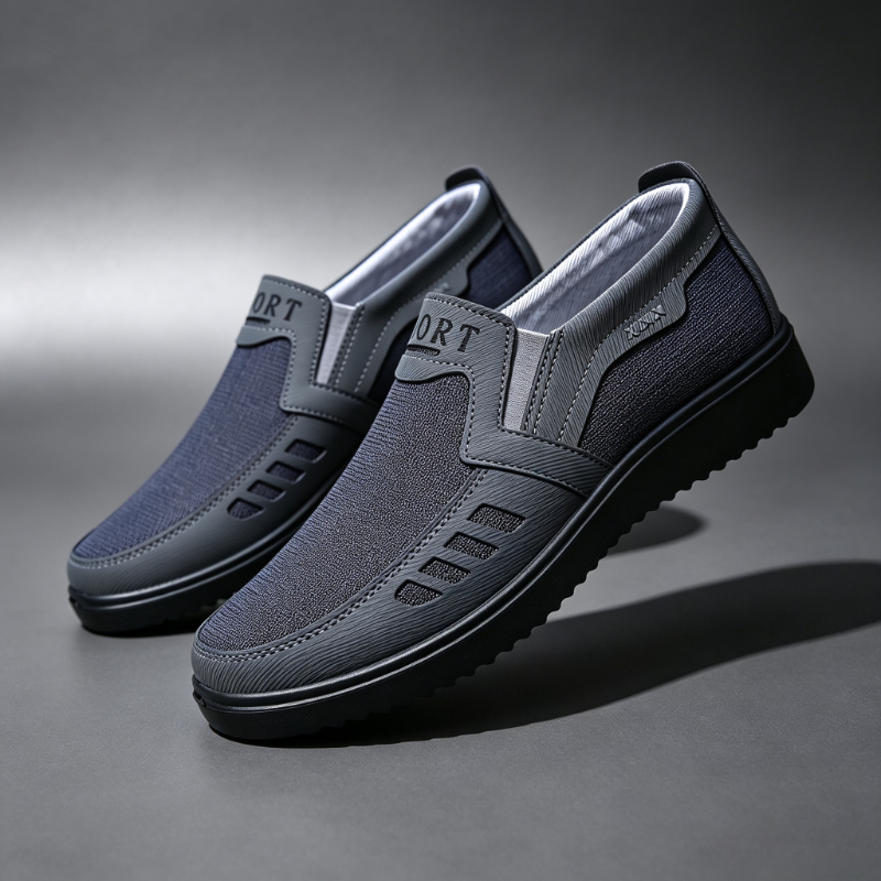 Men'S Shoes Hoka Sale - Mocassini da Uomo in Tela Slip-On