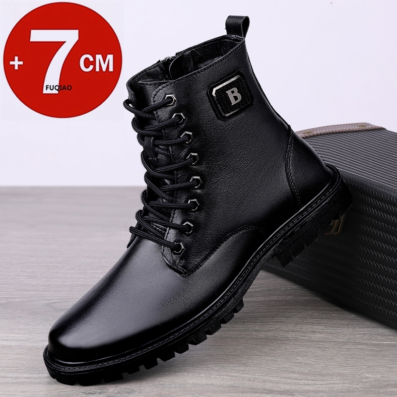 Stivali rialzati in vera pelle - Men'S Shoes With Height Increase recensione e prezzo
