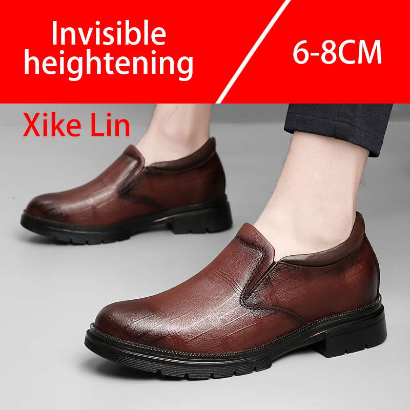 Scarpe casual in pelle da uomo - Men'S Shoes With Height Increase recensione e prezzo
