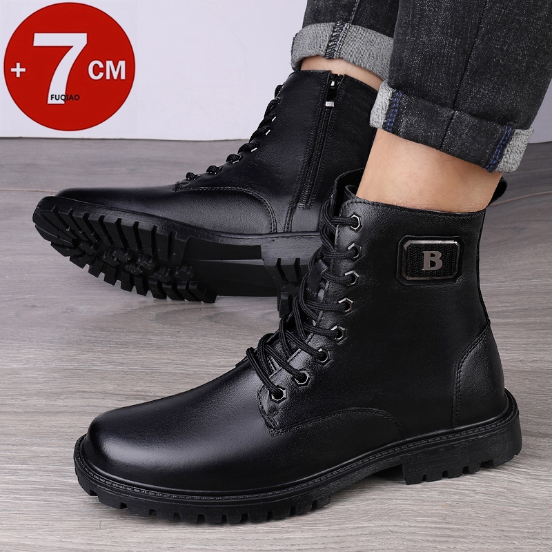 Stivali da uomo in pelle con r - Men'S Shoes With Height Increase recensione e prezzo